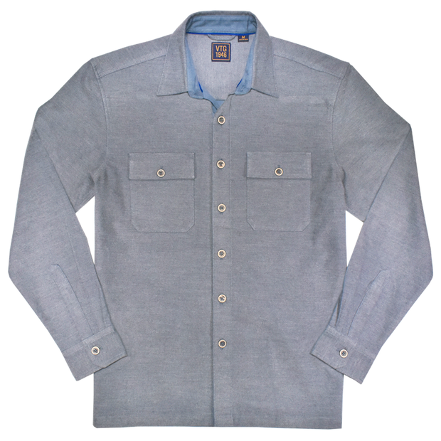 Brushed Twill Heather Shirt Jacket