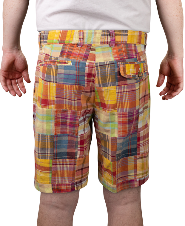 Patch Madras Short, Red