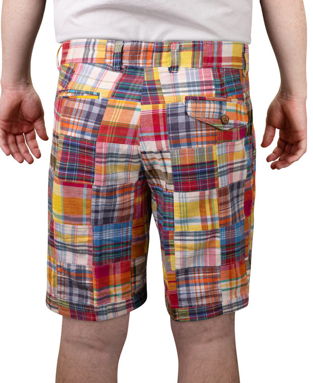 Patch Madras Short, Red