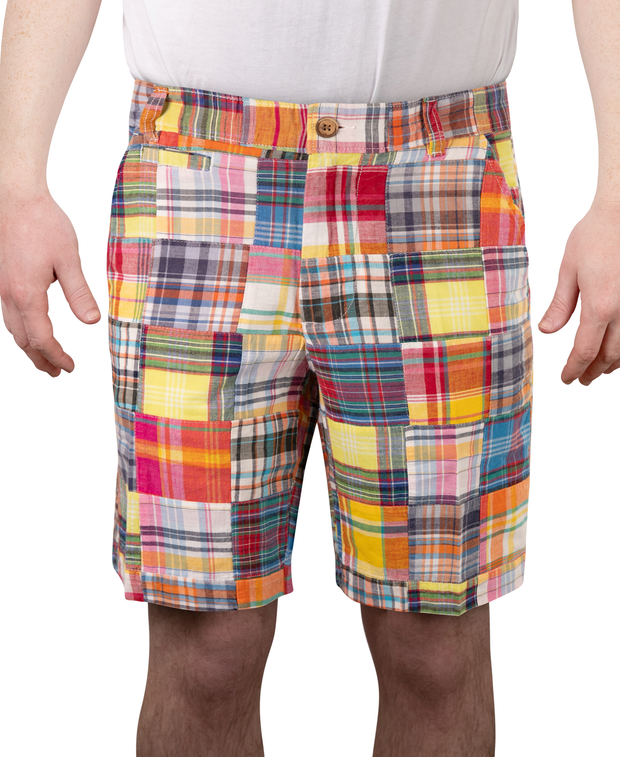 Patch Madras Short, Red