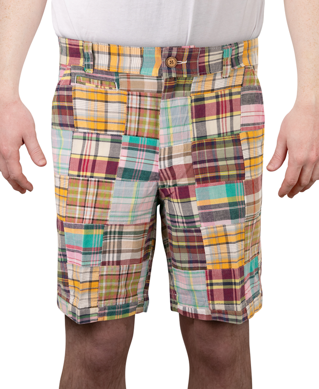 Patch Madras Short, Blue