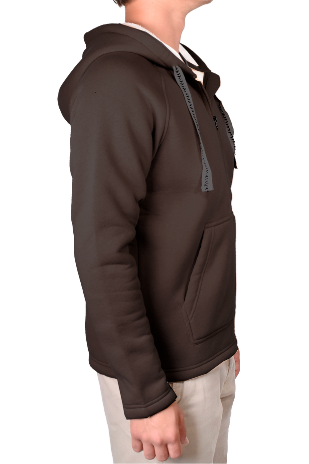 Sherpa Bonded Fleece Hoodie