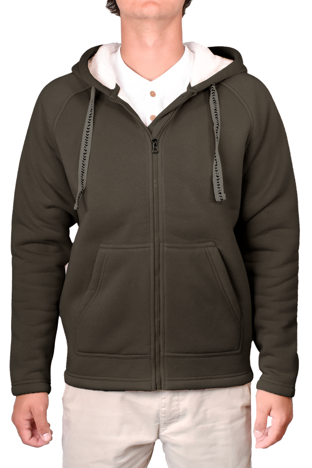 Sherpa Bonded Fleece Hoodie