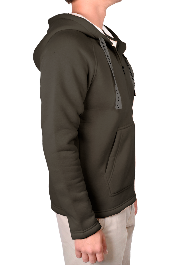 Sherpa Bonded Fleece Hoodie