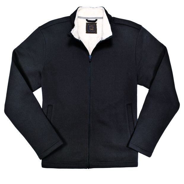 Sherpa Bonded Fleece Cardigan