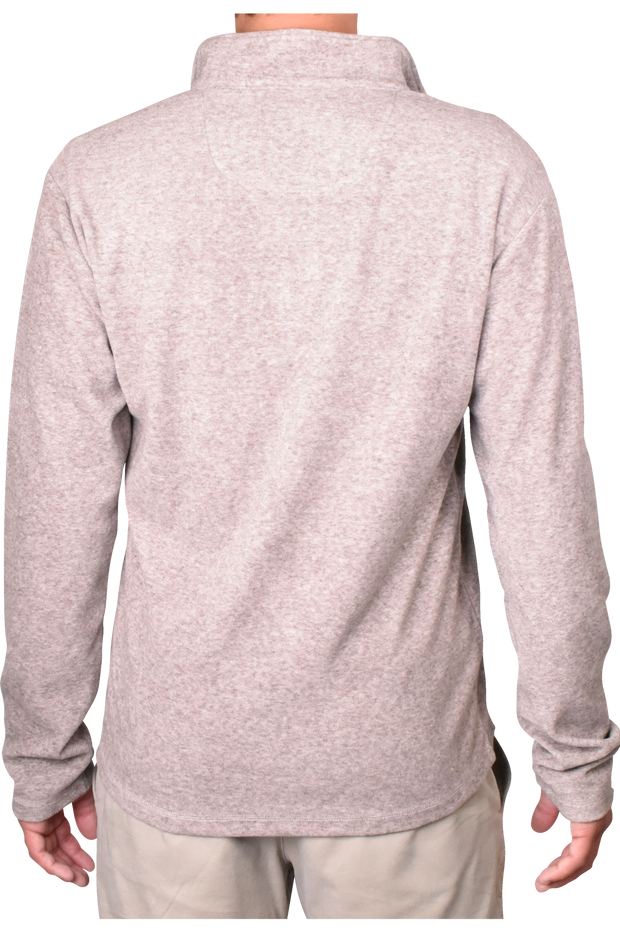 Soft Brushed Sweater Knit Qzip