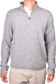 Soft Brushed Sweater Knit Qzip