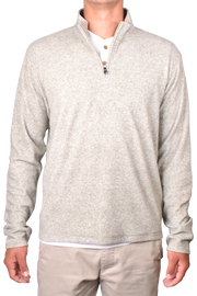 Soft Brushed Sweater Knit Qzip