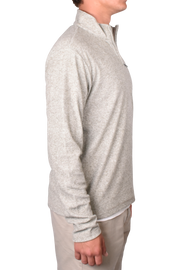 Soft Brushed Sweater Knit Qzip