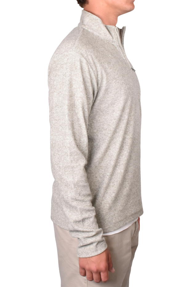 Soft Brushed Sweater Knit Qzip