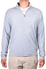 Soft Brushed Sweater Knit Qzip