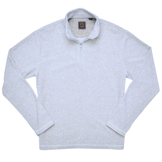 Soft Brushed Sweater Knit Qzip