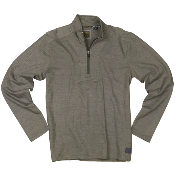 Heathered French Terry Quarter Zip