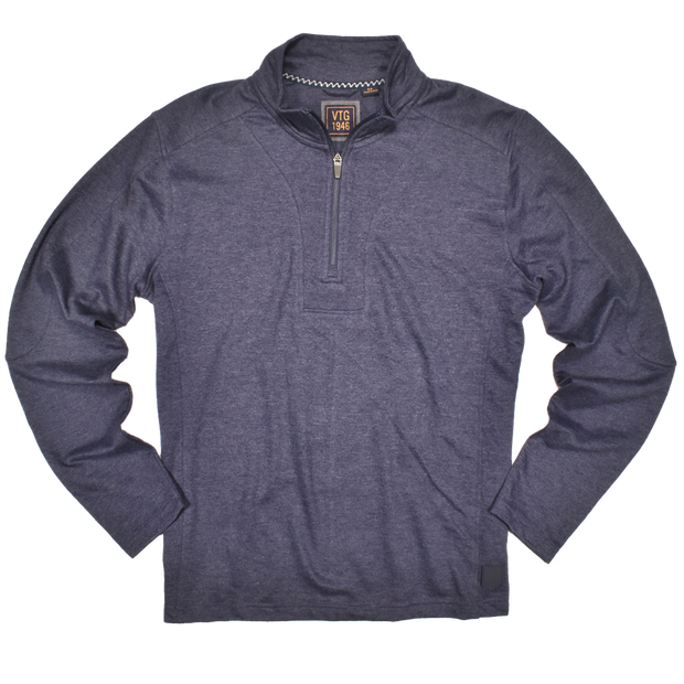 Heathered French Terry Quarter Zip