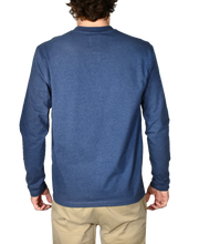 Heathered Stretch Jersey Henley