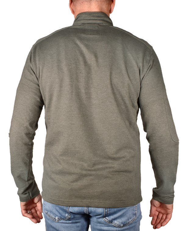 Heathered French Terry Quarter Zip