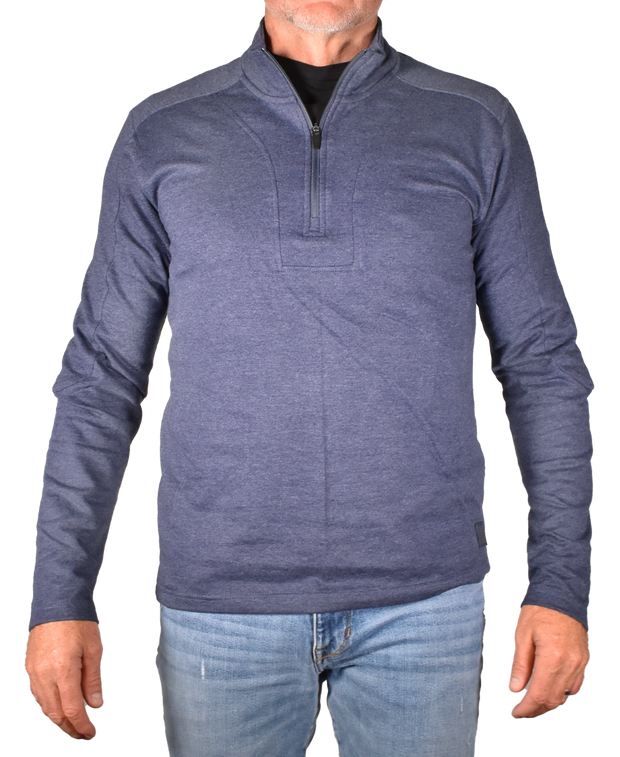 Heathered French Terry Quarter Zip